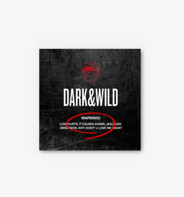 BTS 1st Album CD Dark & Wild