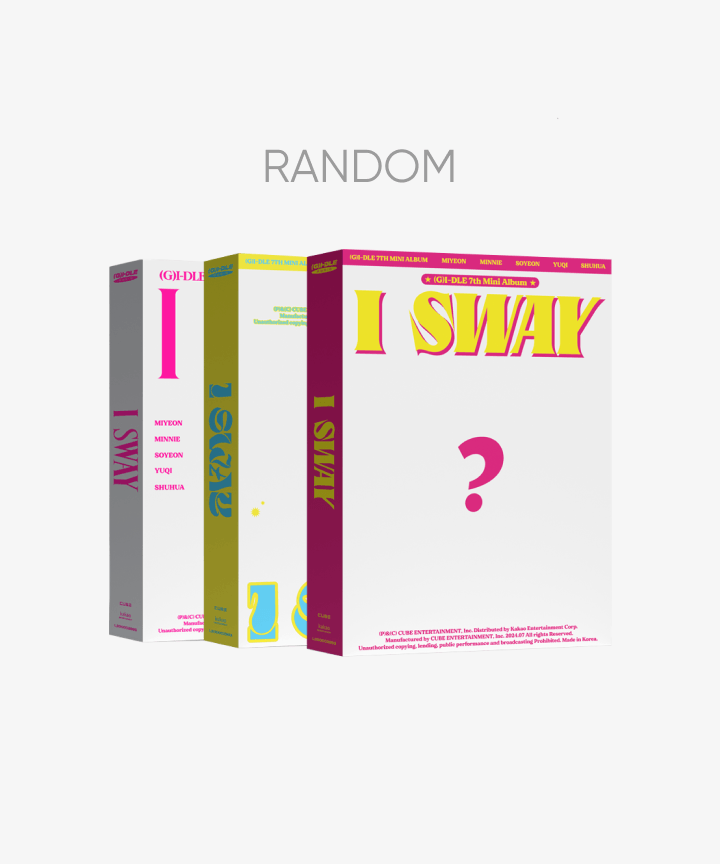 (G)I-DLE 7th Mini Album I SWAY random