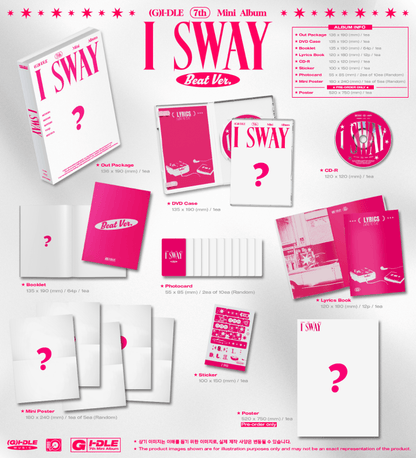 (G)I-DLE 7th Mini Album I SWAY random