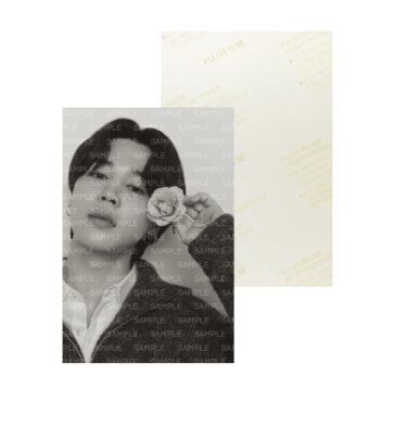 Printed Photo Monochrome Jimin 1