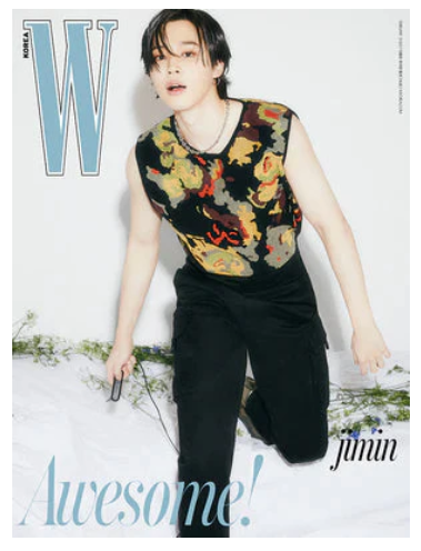 W MAGAZINE KOREA BTS Jimin Febrero 2023 Cover F